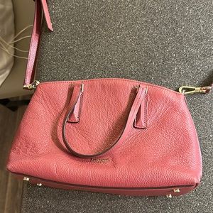 Kate Spade medium satchel with detachable crossbody strap